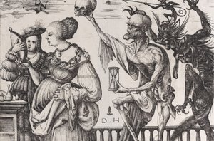 Ölüm ve İki Kadını Şaşırtan Şeytan, yak. 1515.