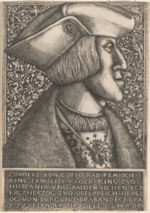 İmparator Charles V by Daniel Hopfer and Hieronymus Hopfer
