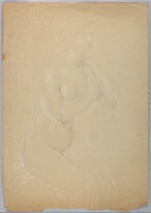 Çıplak Kadın, "A Magdalen" Çalışması by Daniel Huntington