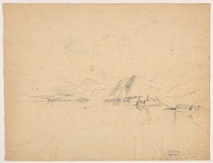 "Kuğu" dan Luzern Gölü by Daniel Huntington