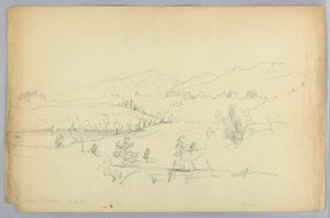 Whitefield yakınlarında bulunan Mt. Jefferson by Daniel Huntington