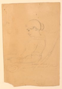 Profilde Oturan Annie A. Brush