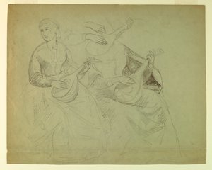 Udalı Kadın Çizimleri, "Titian V. Charles ve VII. Clement