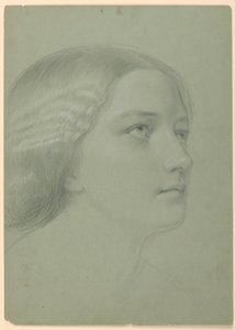 A Magdalen için Çalışma, F by Daniel Huntington