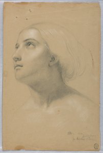 "Christiana ve Çocukları"nda Merhamet Başkanı için Çalışma by Daniel Huntington