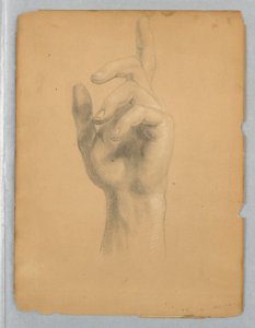 "Merhametin Rüyası" için Meleğin Elinin İncelenmesi by Daniel Huntington