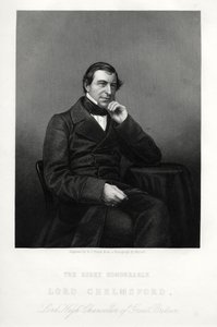 Frederic Thesiger, 1 Baron Chelmsford, İngiliz hukukçu ve politikacı, c1880. by Daniel John Pound