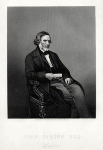John Gibson, 1790-1866, İngiliz heykeltıraş, c1880.