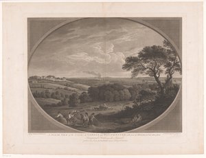Gezicht op Londra, gezien vanaf Hampstead Heath Highgate