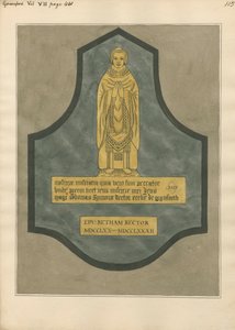 Greenford Kilisesi'nden Thomas Symons için Pirinç Levha by Daniel Lysons