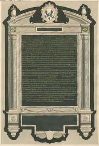 Acton Kilisesi'nden John Peryn Anıtı by Daniel Lysons