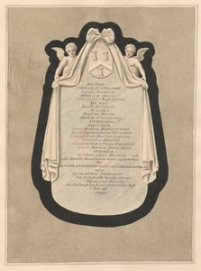 Cranford Kilisesi'nden Carous Scarburgh Anıtı by Daniel Lysons
