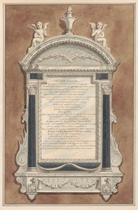 Sunbury Kilisesi'nden Francis Phelips Anıtı by Daniel Lysons