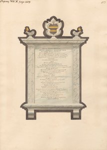 Stepney Kilisesi'nden Jacob Augustus Blondel Anıtı by Daniel Lysons