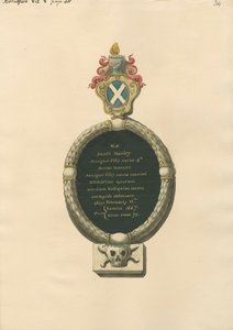 Brentforth Kilisesi'nden Jacob Hawley Anıtı by Daniel Lysons