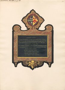 East Ham Kilisesi'nden Mary Heigham Anıtı by Daniel Lysons