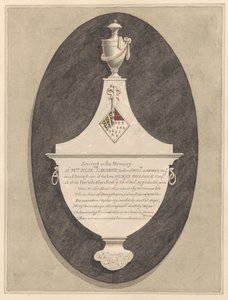 Stanwell Kilisesi'nden Bayan Elizabeth Lardner Anıtı by Daniel Lysons