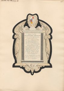 Heston Kilisesi'nden Bayan Trevelyan Anıtı by Daniel Lysons