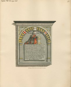 Robert Diecrowe ve Annesi Joan Diecrowe ve Enfield'den Efendisi Robert Wheter'ın anısına by Daniel Lysons