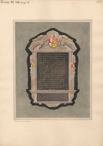 Hendon Kilisesi'nden Sir William Herbert Anıtı by Daniel Lysons