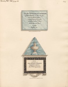 Thomas Cartwright ve John Reynolds Anıtı by Daniel Lysons