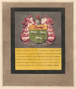 Bedfont Kilisesi'nden Thomas Weldish Anıtı by Daniel Lysons
