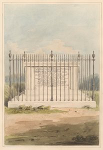 Londra Çevresi: Chiswick Churchyard'dan Macartney'li George Earl'ün Mezarı by Daniel Lysons