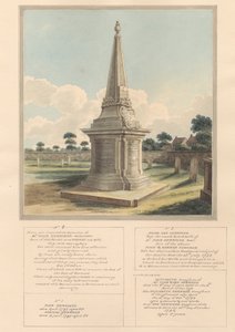 West Ham Churchyard'dan Henniker Ailesi'nin Mezarı by Daniel Lysons