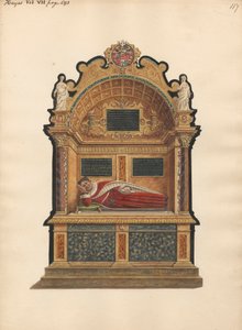 Hayes Kilisesi'nden Hayes'li Sir Edward Fennen'in Mezarı by Daniel Lysons