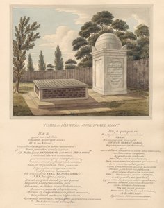 Hanwell Churchyard'dan Thomas Anguish ve Anna Glasse Mezarları