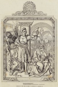 ಹೆನ್ರಿ V ಟರ್ಕ್‌ನ ಕಾಲದ ಅಶ್ವದಳ by Daniel Maclise