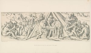 Savaştan önceki Havva. Saksonların İsyanı ve Wassail by Daniel Maclise