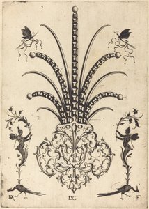Sofra Taşlı Broş, Üstte Kelebek, Altta Tavus Kuşu ve Hermes by Daniel Mignot
