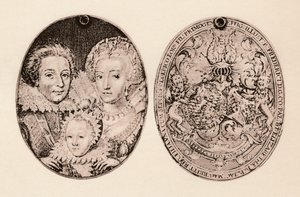 Bohemyalı Frederick, Elizabeth Stuart ve oğulları Frederick Henry, 1621, 1904 by Daniel Mytens