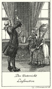 ಪಾಠ (ಕೆತ್ತನೆ) turk by Daniel Nikolaus (after) Chodowiecki