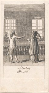 Evlilik motivasyonları ve sonuçları. Bl. 10 by Daniel Nikolaus Chodowiecki