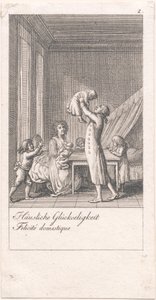 Evlilik motivasyonları ve sonuçları. Bl. 2 by Daniel Nikolaus Chodowiecki