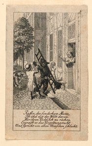 Misilleme, "Königl: Grosbrit [anian] şecere takvimi, J.G. Berenberg tarafından 1780 yılı Lauenberg için" by Daniel Nikolaus Chodowiecki