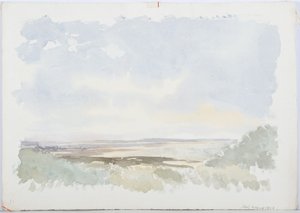Kutsal Ada, 1893 (kağıt üzerinde kalem ve tuvalet) by Daniel Oliver