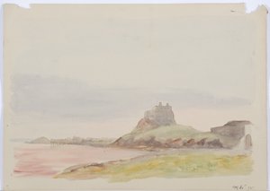 Kutsal Ada, 1895 (kağıt üzerinde kalem ve tuvalet) by Daniel Oliver