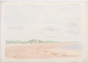 Kutsal Ada, 1896 (kağıt üzerinde kalem ve tuvalet) by Daniel Oliver