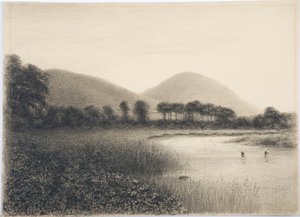 Yeavering Bell, Northumberland, c.1916 (kağıt üzerinde kalem ve tuvalet)