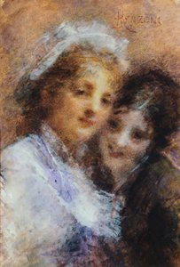 Daniele Ranzoni (1843-1889) tarafından Vercesi kardeşler