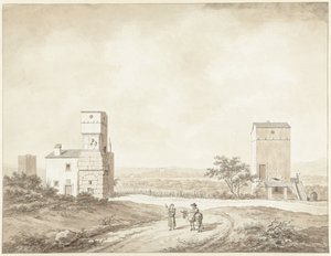 Tivoli yakınlarındaki Villa Adriana'nın kalıntıları by Daniël Dupré