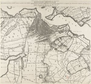 Amsterdam haritası ve çevresi by Daniël Stopendael