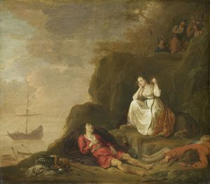 Theagenes ve Chariclea by Daniël Thivart