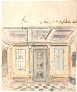 17. Yüzyıl Tarzından Bir Oturma Odası by Dankvart Dreyer