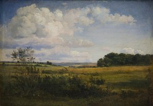 Güneşli Bulutlar ile Manzara by Dankvart Dreyer
