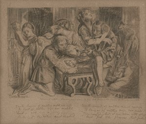 Atlar Pembe, 1850 by Dante Gabriel Charles Rossetti