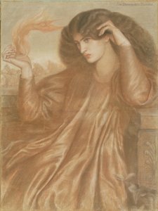 Alevin Kadını by Dante Gabriel Charles Rossetti